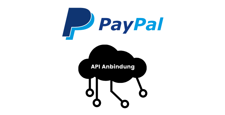 Wolke mit Kabeln stell Paypal API Anbindungen dar