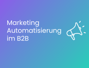 marketing automatisierung im B2B. Lautsprecher als Titelbild